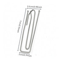 50 Pieces Stainless Steel Four-Prong Curtain Hook Silver Curtain Hook with Four Prongs Rustproof Hardware Long-Lasting for Bedroom
