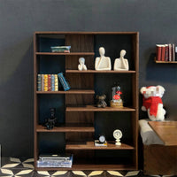 Miniature Bookshelf Wooden Miniature Display Rack Sturdy Wall Rack for Diorama
