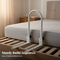 Elderly Bed Assist Rail Stable Construction Bedside Support Bar Easy Installation Foldable Bedside Assist Handle for Patients, Children, Hospital