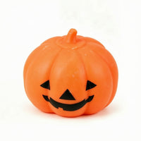 Squeezable Pumpkin Stress Ball Soft Halloween Stress Ball Orange Jack-O'-Lantern Press Toy Slow-Rising for Desk