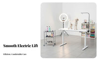 Electric Pet Grooming Table Heavy Duty Height Adjustable Desk Frame Anti-Collision Feature Automated Desk Legs for Students, Study Room