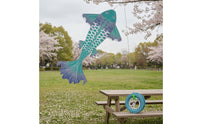 Streamlined Carp Kite Wide Fins Aquatic Kite Flowing Tail Flying Toy Sturdy