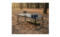 Easy Setup Modular Table Heavy Duty Folding Camp Table Stable X-Shaped Frame Non-Slip Feet for Campers, Picnickers, Camping, Picnic, Backyard