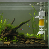 Aquarium Fish Tank Filter 3-in-1 Water Purifier Feces Collector Oxygenation Circulation Pump