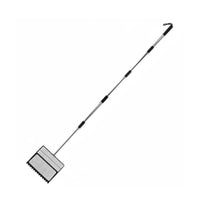 Cat Litter Sifter with Long Handle Rustproof Long Handle Litter Shovel Stainless Steel Waste Shovel Non-Slip Grip for Farm, Barn