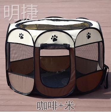 宠物帐篷八角笼围栏猫笼子可折叠猫笼超大家用猫窝四季通用猫产房