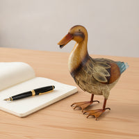 Duck Figurine Textured Duck Statue Realistic for Teachers, Photography, Classroom