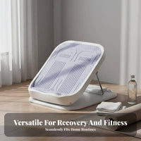 Non-Slip Surface Calf Stretcher Board Stable Design Calf Stretcher Portable Adjustable Slant Board Heavy Duty for Runners, Athletes, Seniors, Home Gym, Office