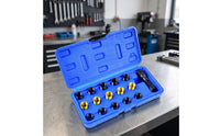 Spark Plug Thread Repair Tool Kit Deep-Seated Spark Plug Thread Repair Kit High-Speed Steel for Garage