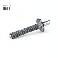 Woven Texture Manual Gear Knob Metal Sleeve Wrapped Shifter Knob Installation Kit Car Accessory Decorative for Most Vehicles