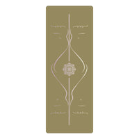 Exercise Mat Non-Slip Exercise Mat with Rubber Base Cushioned for Yogis, Dancers