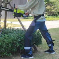 Saw Chaps Tree Felling Apron Work Trousers Shielded Apron Style Tree Felling Work Trousers Adjustable Fit Forestry Pants for Logging