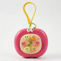 Button Board Early Learning Sensory Fidget Toy with Hanging Cord Handheld Tactile for Toddlers, Stroller, Car Seat