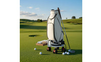 Swivel Golf Bag Wheel Attachment Adjustable Golf Bag Platform with Wheels Stable for Golfers