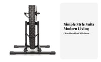 Cylindrical Metal Two-Wheeler Support Stand L-Shaped Bike Parking Stand Wheel Hoop Freestanding Bike Holder Curved Cradle for Maintenance