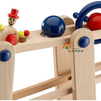 Beech Wood Ball Coaster Track Toy Set