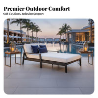 Rainproof 4-Piece Sofa and Armchair Set sun-protected outdoordoor Furniture Weather withstandant Conversation Group Hand-Woven Design for Hospitality Businesses, Families, Homeowners, Balcony, Courtyard, Garden, rearyard