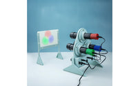 Light Mixing Apparatus with Screen Adjustable Light Mixing Apparatus Hands-on Freestanding for Teachers, Physics Labs
