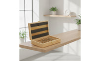 20 Pieces Watch Winding Key Set Knurled Size Marked Pocket Watch Winding Tool Set Wood Box Tool Kit