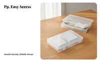 Small Clear Plastic Box Multipurpose Mini Storage Box Lightweight for Craft Room