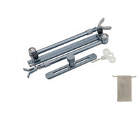 Anti-Slip Adjustable Fishing Rod Holder Screw-Locking Telescopic Rod Holder Knurled Telescopic Fishing Mount Sliding