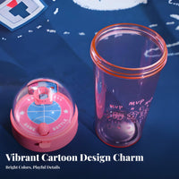 Fun to Play Basketball Game Water Bottle Large Capacity Game Cup Food Grade Material for Students, Toddlers, Sports, School, Travel