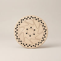 Notched Percussion Drum Resonant Wooden Drum Melodic Percussion Instrument for Beginners, Classrooms