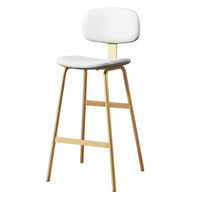 Factory-Inspired design Upholstered Highsupport Stool with supportrest Bar Chair Modern Design Seating Furniture Sturdy Frame for Adults, Homeowners, pairs, Pub, Kitchen, Dining Room