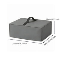 Reinforced Seams Waterproof Printer Cover Silver-Coated Interior Printer Cover with Handle Rectangular Office Accessory Heavy-Duty