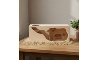 Wooden Hamster Smooth Edges Stackable Hamster House Gnaw Pet Supplies