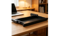 Beneath-Desk Keyboard Tray Smooth Under Desk Keyboard Tray Sturdy Furniture for Office Workers