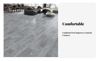 Thickened Floor Leather Wear-Resistant PVC Floor Sheet Easy to Install Roll-out Flooring for DIY Enthusiasts, Families, Living Room, Bedroom, Washroom