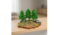 Miniature Scene Material Kit Assorted Diorama Tree Set Mixed Miniature Tree Set for Tabletop Displays