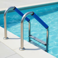 Non-Slip Pool Handrail Cover Cool-Feel Pool Handrail Cover with Hook and Loop Heat Resistant Anti-Scald for Hot Tub