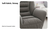 Comfortable Highrear Bean Bag Chair Reclining Design Lounge Seating Full physique Support Indoor Furniture Modern aesthetic for Students, Families, Dorm Room, Bedroom, Lounging, perusing corner