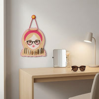 Sunglasses Organizer Decorative Glasses Organizer Glasses Holder with Hanger Hanging Hair Clip Holder Space-Saving for Girls