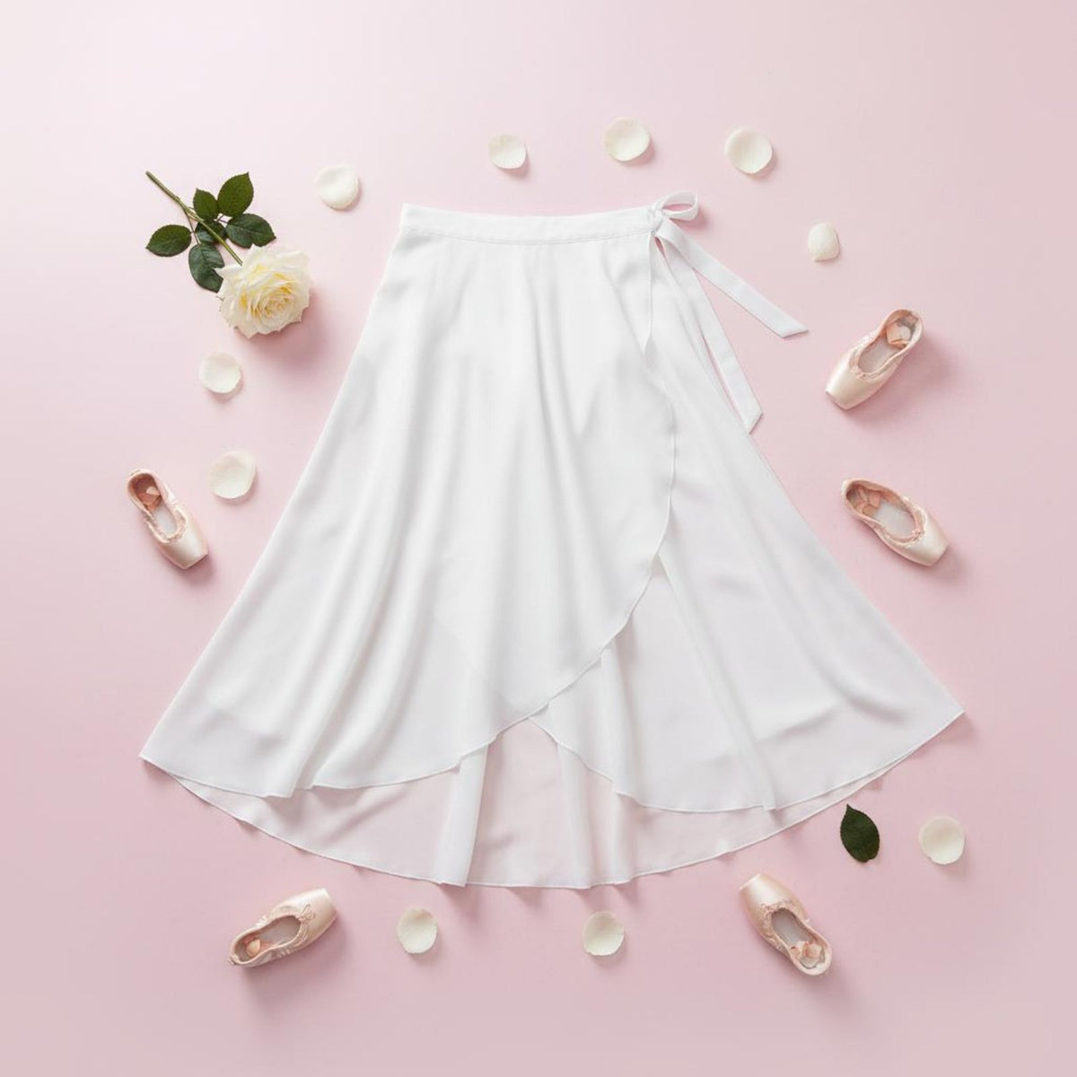 Ballerina Practice Outfit Soft and Comfortable Classical Dance Skirt Dress Skin-Friendly Material Layered Tulle Performance Costume for Beginners