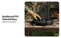 Multi-Purpose Textile Water Hose Long-Lasting Car Wash Hose Leak-Proof for Homeowners, Gardeners, Outdoor, Lawn Care, Patio