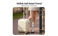 Lightweight Carry-on Luggage Sturdy Hard Shell Carry on Luggage Airline Approved for Children, Travelers, Vacation, Business Trip, Airports