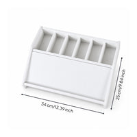 Slanted Dividers Belt Rack Individual Slots Belt Organizer Open-Top Tie Rack Low Front Panel