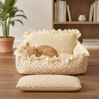 All-Season Thickened Warm Pet Sofa Bed for Cats and Small to Medium Dogs