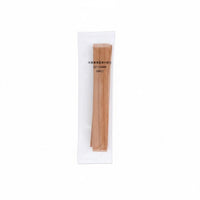 10 Pieces Cuttable to Size Wooden Candle Wicks Stable Flame Crackling Wood Wicks Polished Burr-Burrless Natural Wood Wick Set for Crafters, Beginners Candles, Home Crafting