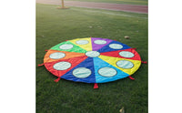 Sensory Integration Training Rainbow Whack-a-Critter Parachute Parent-Child Interaction Rainbow Play Parachute Develops Physical Skills Round Team Building Toy Colorful Design for Preschoolers, Families, Kindergarten, Outdoor, Backyard, Party