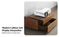 TV Console With Storage Drawers Extendable Media Stand Space-Saving Modern Wooden Media Cabinet for Home Theater, Living Room, Bedroom