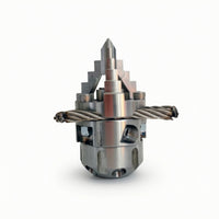 Rotating Spray Nozzle with Thread Industrial piping Cleaning Nozzle Compact for Maintenance Technicians