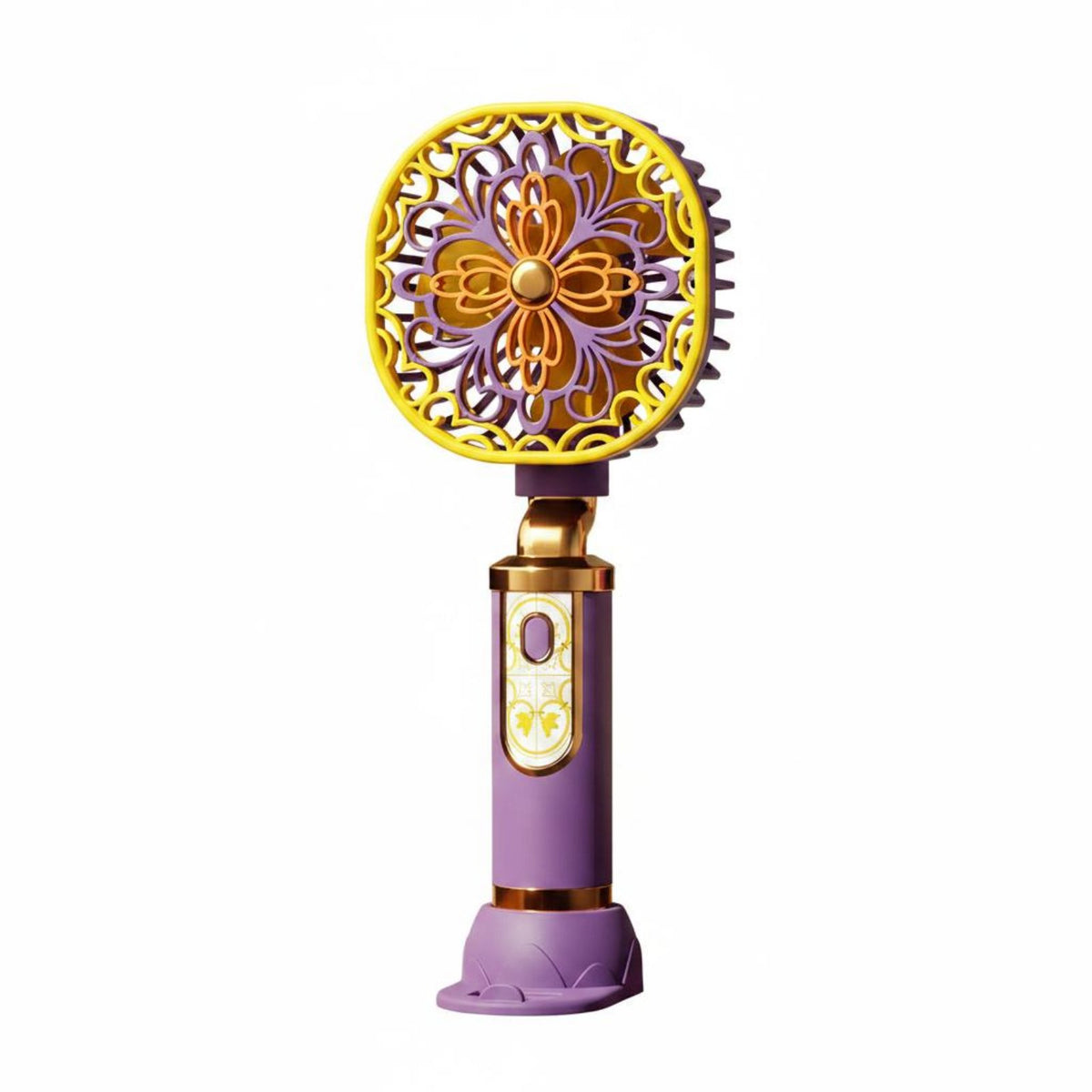 3-Speed Adjustable Retro Handheld Fan Lightweight Chinese Design Portable Fan Pocket Size for Travel, Office, Outdoor