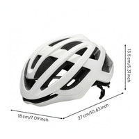 Integrated Construction Cycling Helmet Rear Adjustment Molded Two-Wheeler Helmet Sleek Head Protection Rounded Shape
