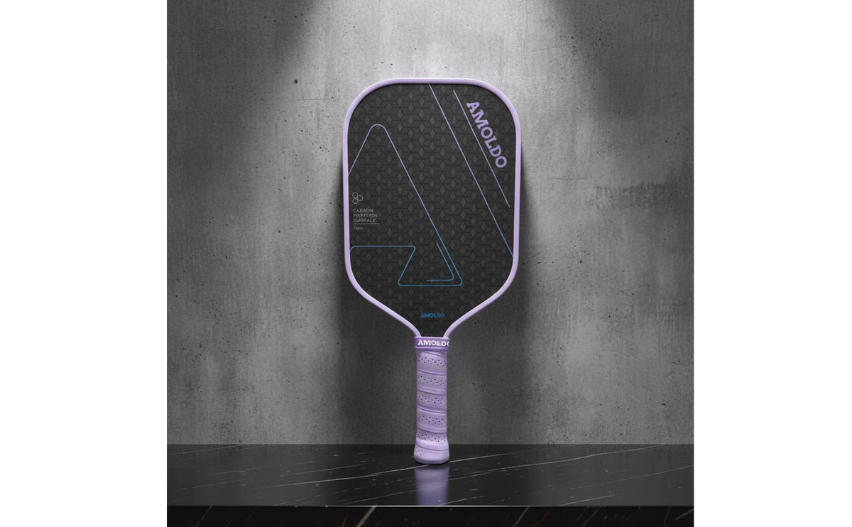 High-Grade Carbon Friction Paddle Multi-Layer Construction Carbon Fiber Paddle Racket Lightweight Paddle Design Ball Racket for Advanced Athletes