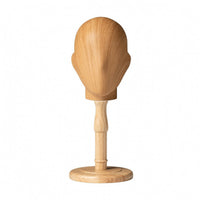 Mannequin Head Stand Tabletop Mannequin Head with Wooden Base Stable for Shelf