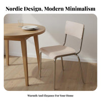 Wood and Metal Dining Chair Retro Aesthetic rustic design Chair with Wood Top Minimalist Design Household Furniture for Living Room, Study, Kitchen